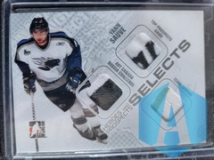 2009-10 ITG Heroes and Prospects Selects Jerseys Yann Sauve TRIPLE PATCH