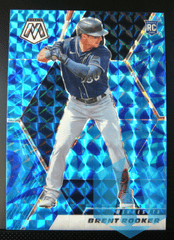 2021 Panini Mosaic Blue Reactive Prizm #226 Brent Rooker RC Minnesota Twins