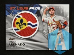 2022 Topps Series 1 City Flag Patch Black Nolan Arenado 143/299 CFP-NA
