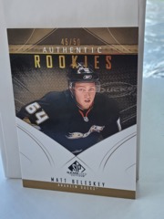 2009-10 SP Game Used Edition Authentic Rookies Gold 45/50 Matt Beleskey