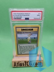 Pokemon Breeder 76/102 1st Edition Base PSA 9 1999 FRENCH