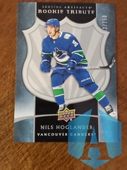 2020-21 NILS HOGLANDER #6 Upper Deck Artifacts ROOKIE Tribute 702/750