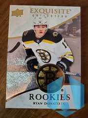 2018-19 Exquisite Collection Rookies Ryan Donato RC Rookie Bruins 298/299