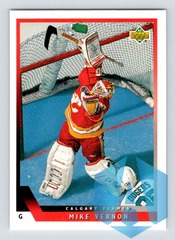 1993-94 Upper Deck Hockey Mike Vernon #177 Calgary Flames