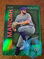 2020 Bowman Platinum Top Prospects Green 41/99 Alek Manoah #TOP-22