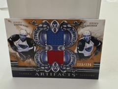 2010-11 UD Artifacts Tundra Tandems Dual Jerseys 113/125 Kane, Bogosian #TT2-ATL