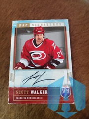 2006-07 Upper Deck Be a Player Signatures Scott Walker #WA Auto - see edge ware