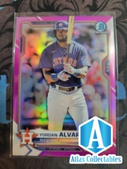 2021 Bowman CHROME Yordan Alvarez Pink ALTERNATE ART SP /299