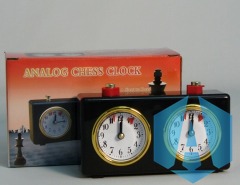 Chess Clock Winding Analog Black