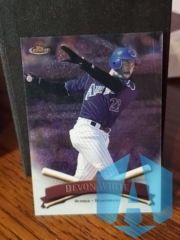 1998 Topps Finest Devon White #181 No Protector Diamondback