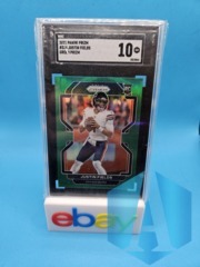2021 Panini Prizm - Rookie Green Prizm #334 Justin Fields SGC 10