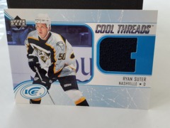 2005-06 Upper Deck Ice Cool Threads Jersey #CT-RS Ryan Suter