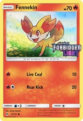 Fennekin - Stamped Toys R' Us Promo - Forbidden Light - 15/131 - Cosmos Holo