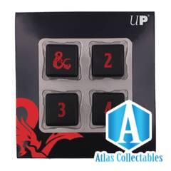 DUNGEONS & DRAGONS - HEAVY METAL  - D6 DICE SET (4pcs)