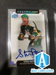 2019-20 UD Chronology Vol. II Steve Payne Franchise History Auto