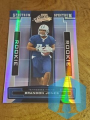 2005 Playoff Absolute Memorabilia Spectrum Silver 099/100 Brandon Jones #166 Rookie RC