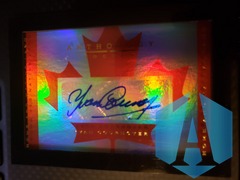 2014-15 Panini Anthology Hockey YVAN COURNOYER /117 AUTO
