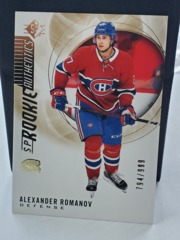 2020-21 SP Rookie Authentics Gold 794/999 Alexander Romanov #119 RC Canadiens