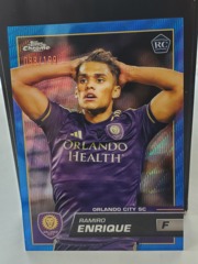 2023 Topps Chrome MLS Blue Wave RC 088/199 Ramiro Enrique #119 Rookie