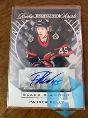 2021-22 Black Diamond Parker Kelly Rookie Sparkling Scripts Auto