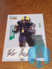 2022 Wild Card Matte Premium Green Auto Tyler Badie #MB-A 98/99