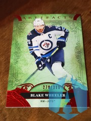 2020-21 Upper Deck Artifacts Stars Ruby 279/399 Blake Wheeler #144