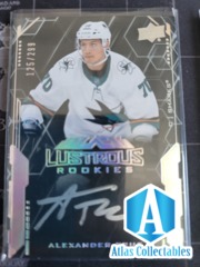 2020-21 UD Black Lustrous Rookies Autograph /299 ALEXANDER TRUE