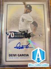 2021 Topps Series 1 Deivi Garcia - RC - 70YA-DGA Auto 70 Years