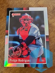 2022 Donruss Base Career Stat Line Variation Retro 1988 #276 Ivan Rodriguez 313/500