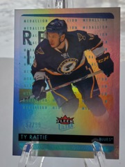 2014-15 Fleer Ultra Platinum Medallion 57/99 Ty Rattie #166 Rookie RC