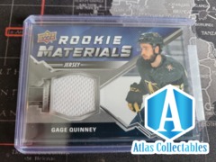 2020-21 UD Rookie Materials Cage Quinney RM-CG