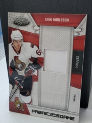 2010-11 Certified Fabric of the Game Prime 04/25 Erik Karlsson #EK Jersey