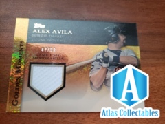 2012 Topps Golden Moments Relics Gold Sparkle AA Alex Avila Jersey /99