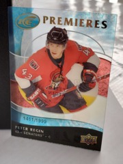 2009-10 Upper Deck Ice Premieres Acetate 1411/1999 Peter Regin #115 Senators