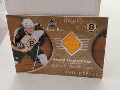2006-07 Upper Deck Sweet Shot Beginnings Jersey 424/499 Phil Kessel #104 Rookie