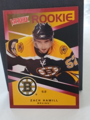 2010-11 Upper Deck Victory Rookie Red Zach Hamill #204