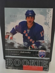 2007-08 Upper Deck Be a Player 92/99 Brandon Dubinsky #266 Rookie RC