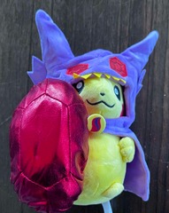 Pikachu in Sableye Hoodie Plushie