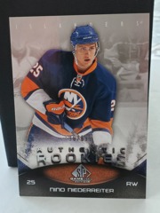 2010-11 SP Game Used Edition Authentic Rookies 196/699 Nino Niederreiter #154