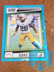 2022 Panini Score Blue Stars Parallel #140 Asante Samuel Jr 129/399