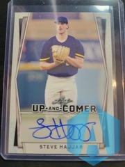 2022 Leaf Up and Comer Autographs Steve Hajjar Rookie Auto