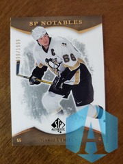 2007-08 SP Authentic SP Notables 1890/1999 Mario Lemieux #114