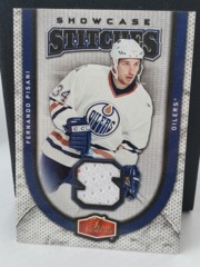 2006-07 Flair Showcase Stitches Jersey #SS-FP Fernando Pisani Edmonton Oilers
