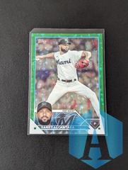 2023 Series 1 Green Foil #107 Sandy Alcantara 165/499 Miami Marlins