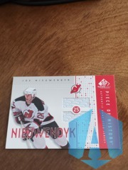 2002-03 SP Game Used Jersey Piece of History 029/225 Joe Nieuwendyk #PH-JN
