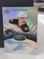 2014 Trilogy Auto Rookie Premieres Blue 012/225 Alexander Khokhlachev #148