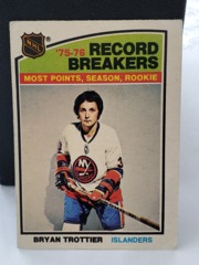 1976-77 O-Pee-Chee Bryan Trottier #67 Record Breakers Islanders