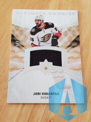 2020-21 Ultimate Rookies Jersey #157 Jani Hakanpaa 408/649 Anaheim Ducks