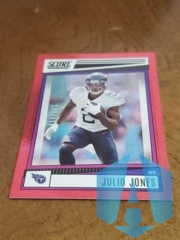 2022 Panini Score Red Sparkle Holo Julio Jones #27 Tennessee Titans 149/499