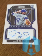 2022 Prizm Rookie Auto #RA-BZ Jake Brentz Kansas City Royals